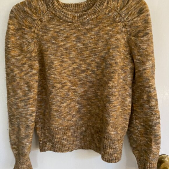 MADEWELL Brown Multi-colored Long Sleeve Sweater - XS - Picture 3 of 3